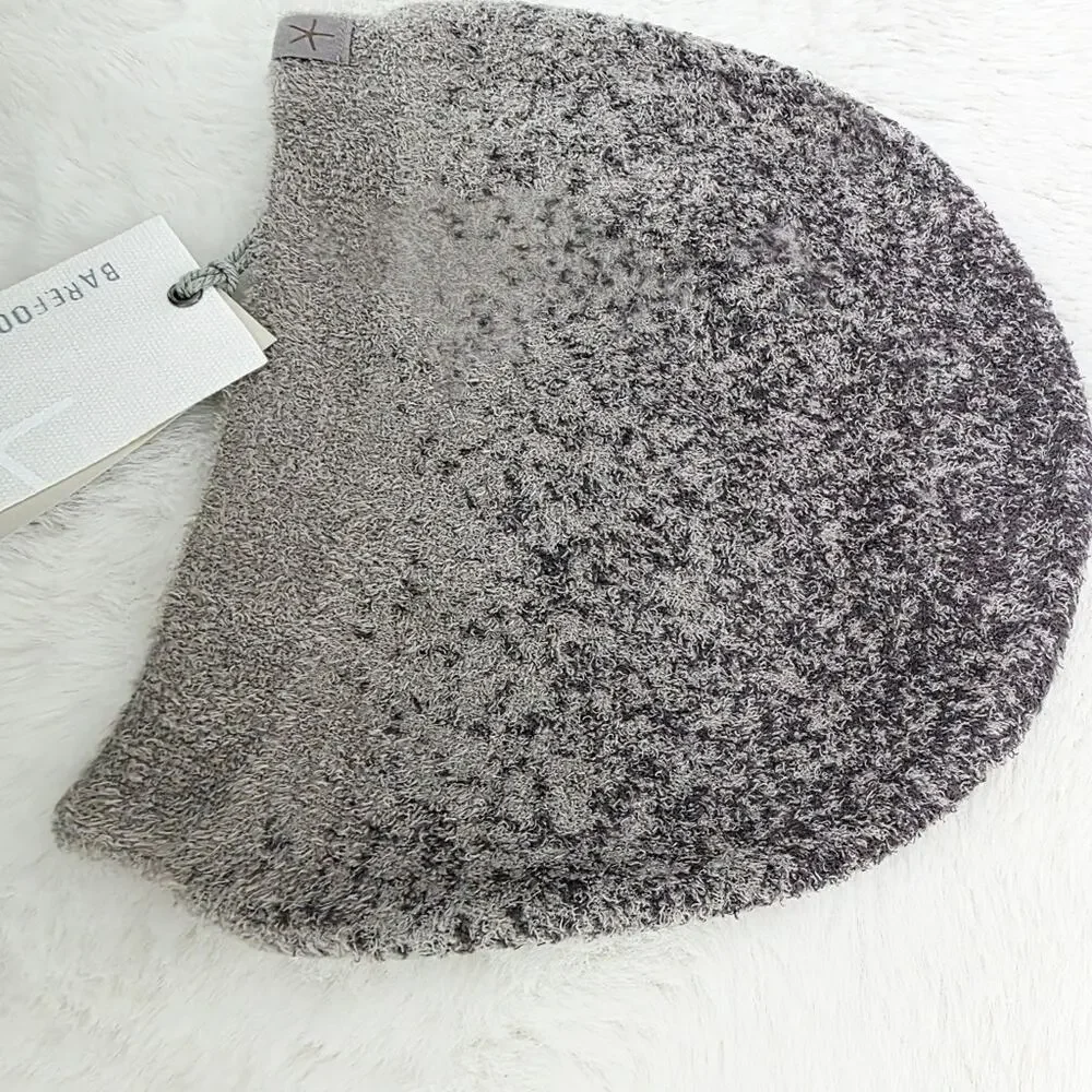 Barefoot Dreams CozyChic Lite Confetti Beanie Gray Brown Knit Slouchy NWT OS